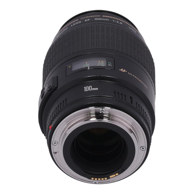 Canon キヤノン　/交換レンズ／100マクロ/EF100mm F2.8 ﾏｸﾛ USM　//51902665/ABランク/77