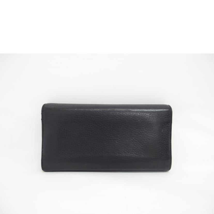 GUCCI グッチ/ソーホーインターロッキングG／二つ折り長財布／ブラック/282414//218*/Bランク/04