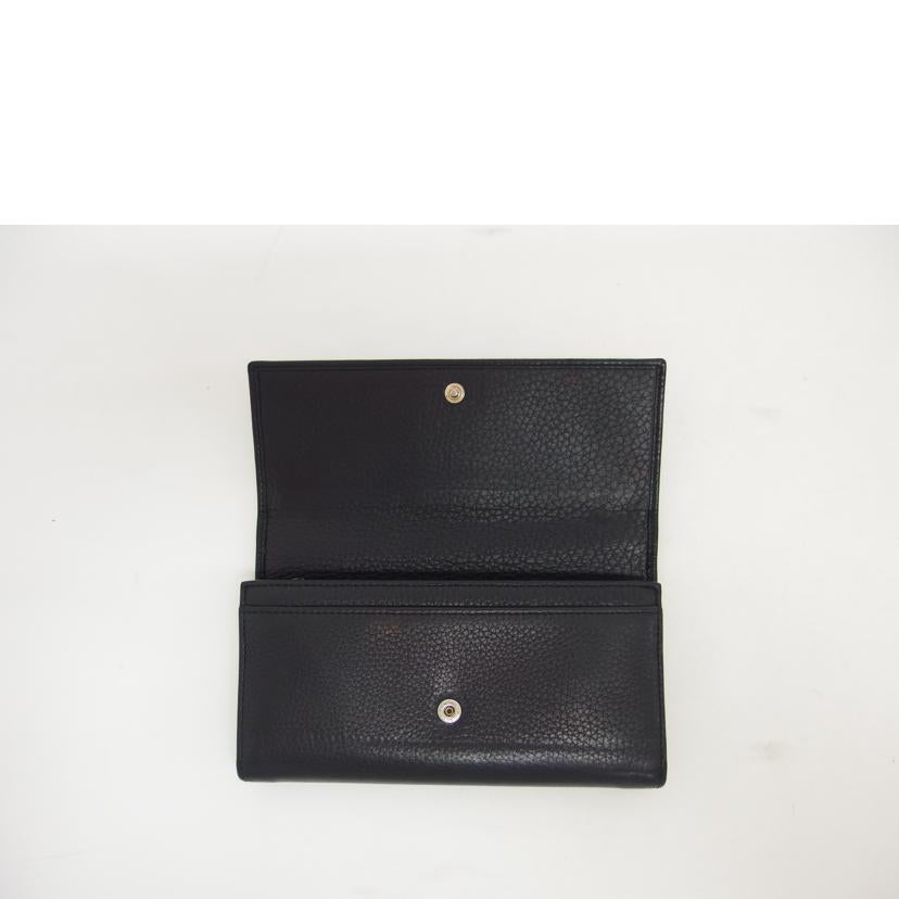 GUCCI グッチ/ソーホーインターロッキングG／二つ折り長財布／ブラック/282414//218*/Bランク/04