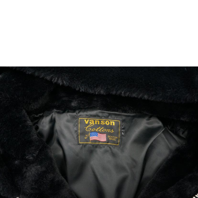 vanson バンソン/vanson　ボア　パーカー　骨格　ボーン　BK/9200102712318//ABランク/78