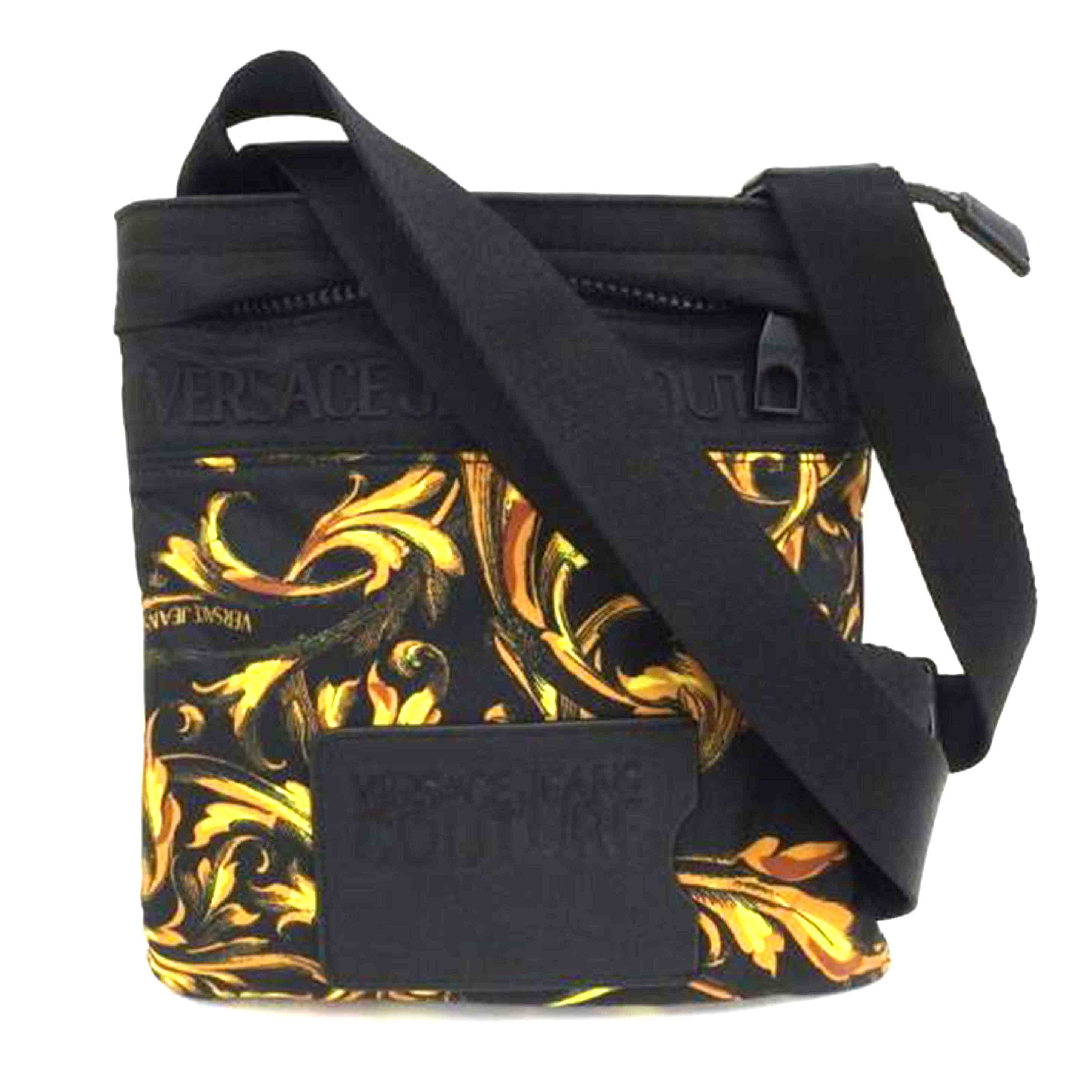 VERSACE JEANSバロック総柄ショルダーバック ベルサーチ/バッグ//Bランク/82