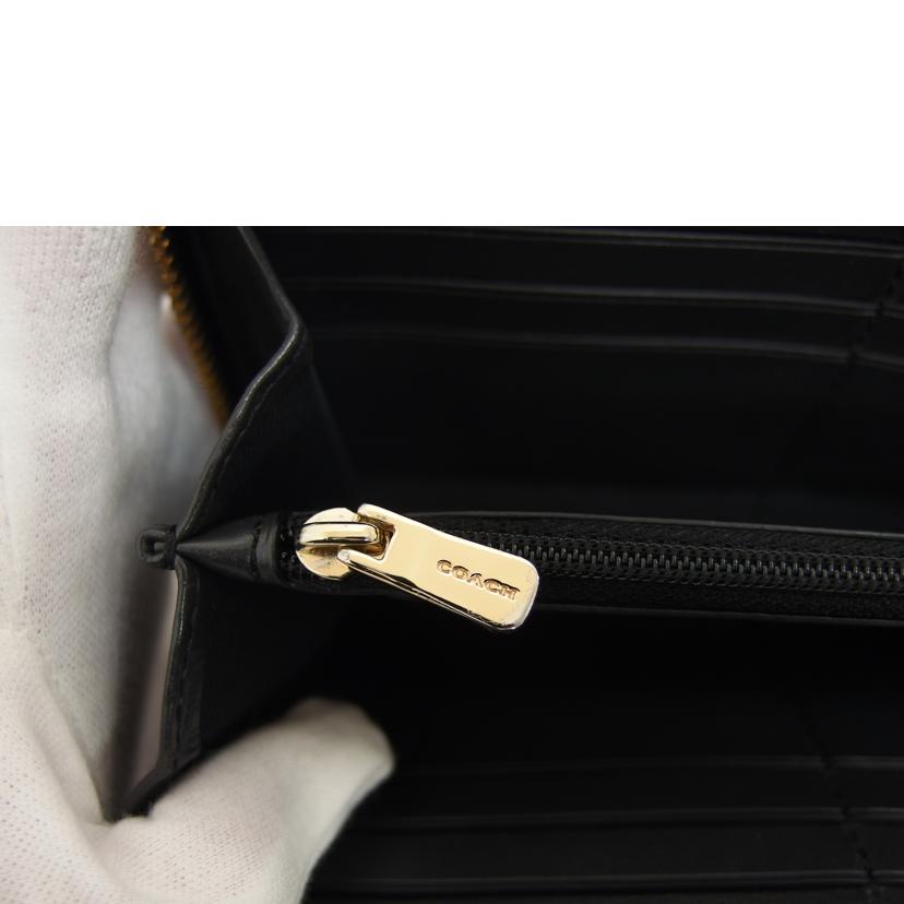 COACH コーチ/レガシージャガード／ラウンドファスナー長財布/F13677//F17**/ABランク/04