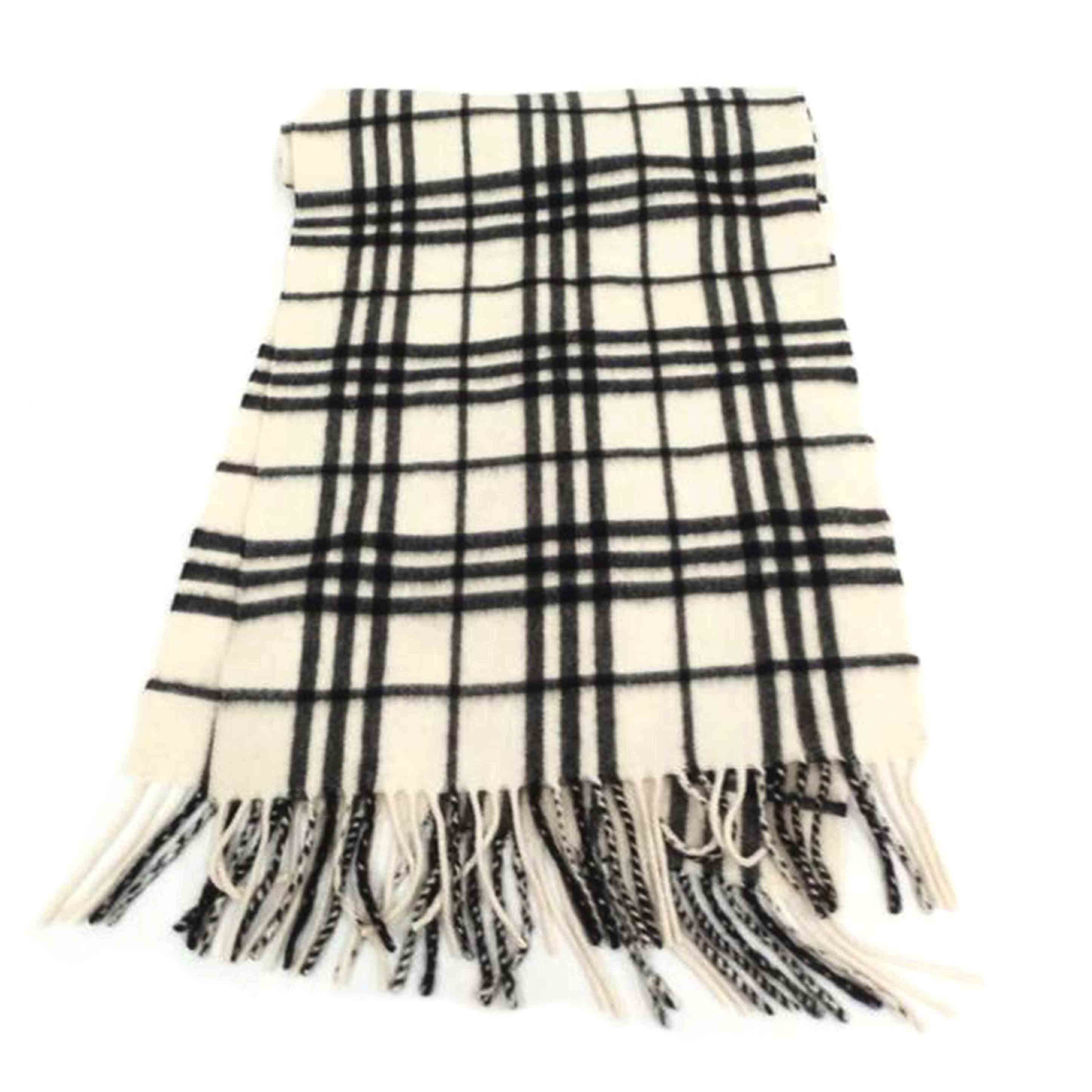 BURBERRY バーバリー/BURBERRY カシミヤマフラー/ホワイト//BCランク/82