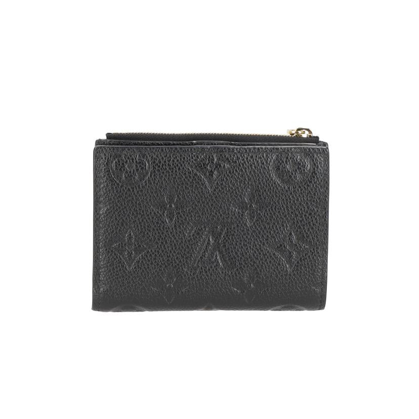 LOUIS　VUITTON ルイ・ヴィトン/ポルトフォイユ・リサ／モノグラムアンプラント／ノワール/M83365//RFI*/ABランク/94