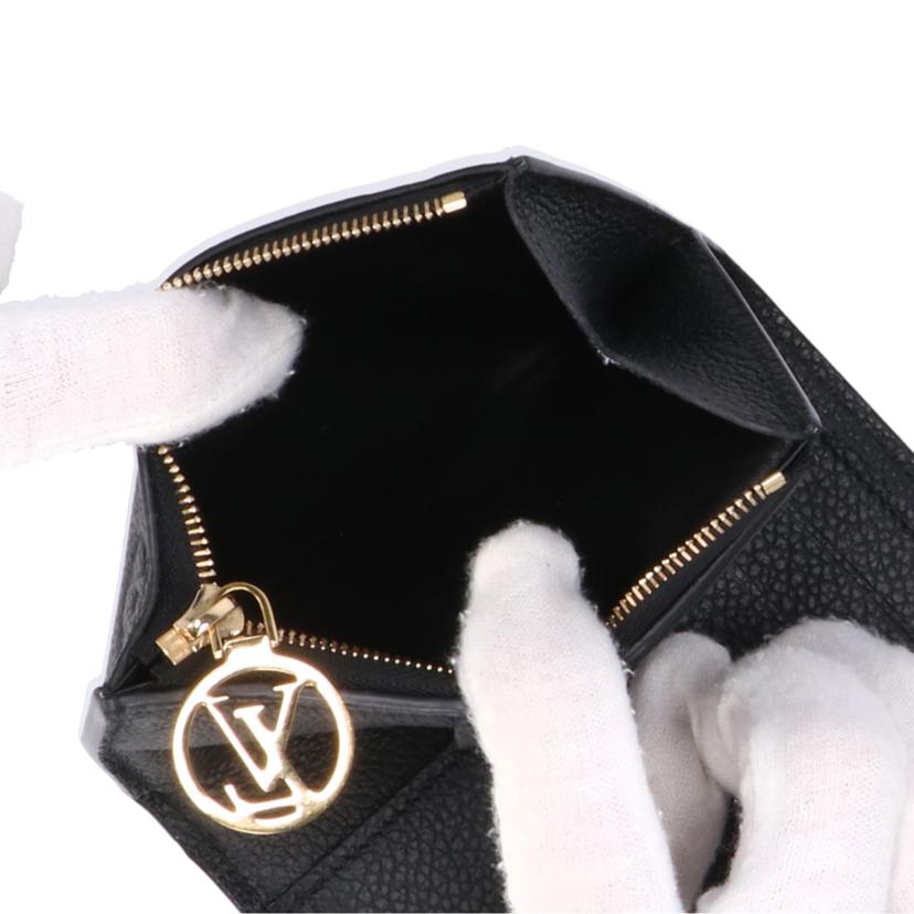 LOUIS　VUITTON ルイ・ヴィトン/ポルトフォイユ・リサ／モノグラムアンプラント／ノワール/M83365//RFI*/ABランク/94