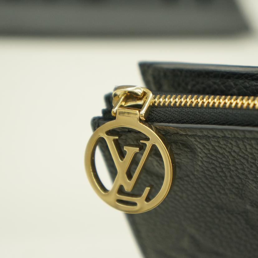 LOUIS　VUITTON ルイ・ヴィトン/ポルトフォイユ・リサ／モノグラムアンプラント／ノワール/M83365//RFI*/ABランク/94