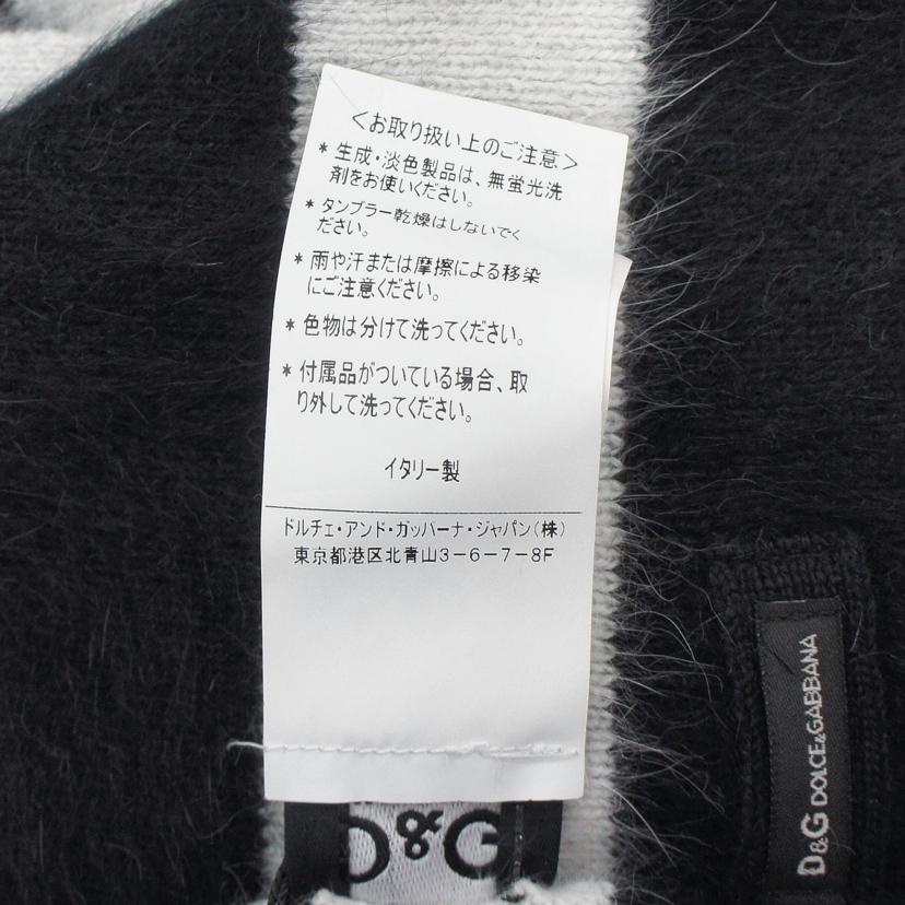 DOLCE＆GABBANA ドルチェアンドガッバーナ/アンゴラボーダーマフラー/SA0129SK6071//SAランク/91