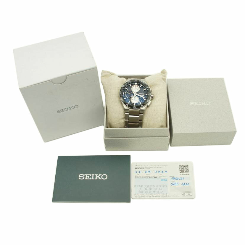 SEIKO セイコー/アストロン・ネクスター／GPSソーラー／コアショップ専用/SBXC151//460***/SAランク/19