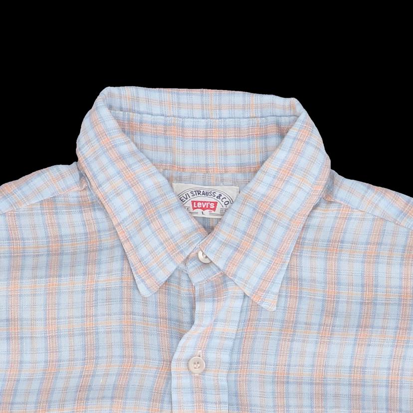 Levi＇s リーバイス/70－80＇s/チェックシャツ/USA製/ヴィンテージ/9264821412539//ABランク/82