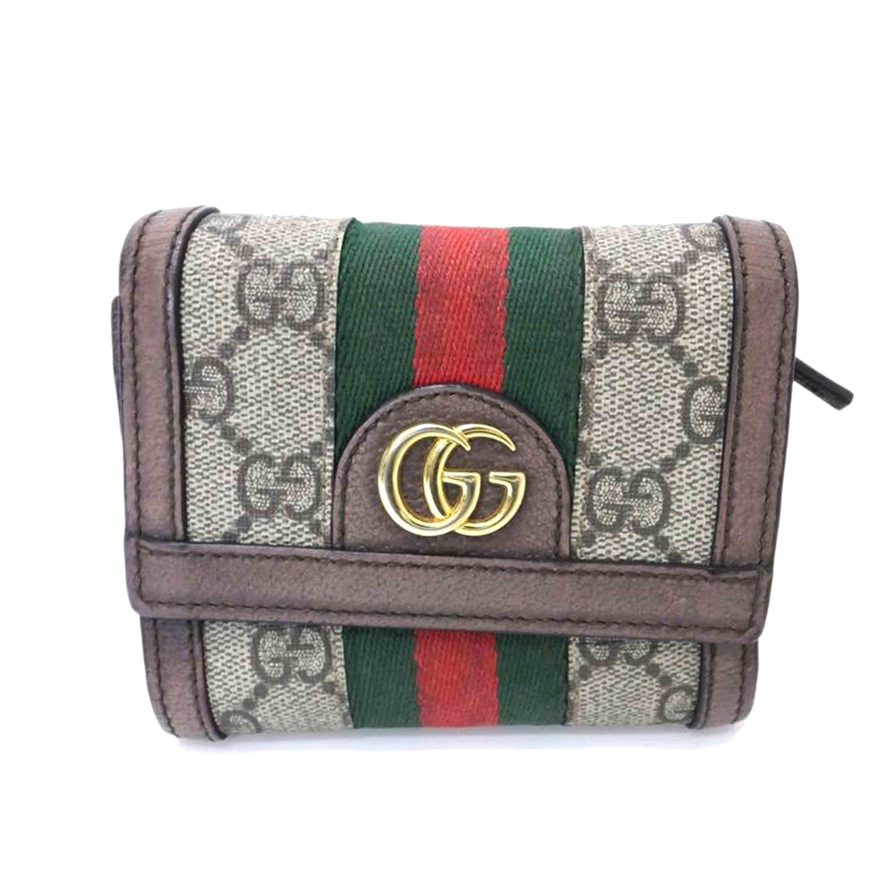 GUCCI ｸﾞｯﾁ/GGスプリームコンパクトウォレット／オフディア/5231774//041*/Bランク/88