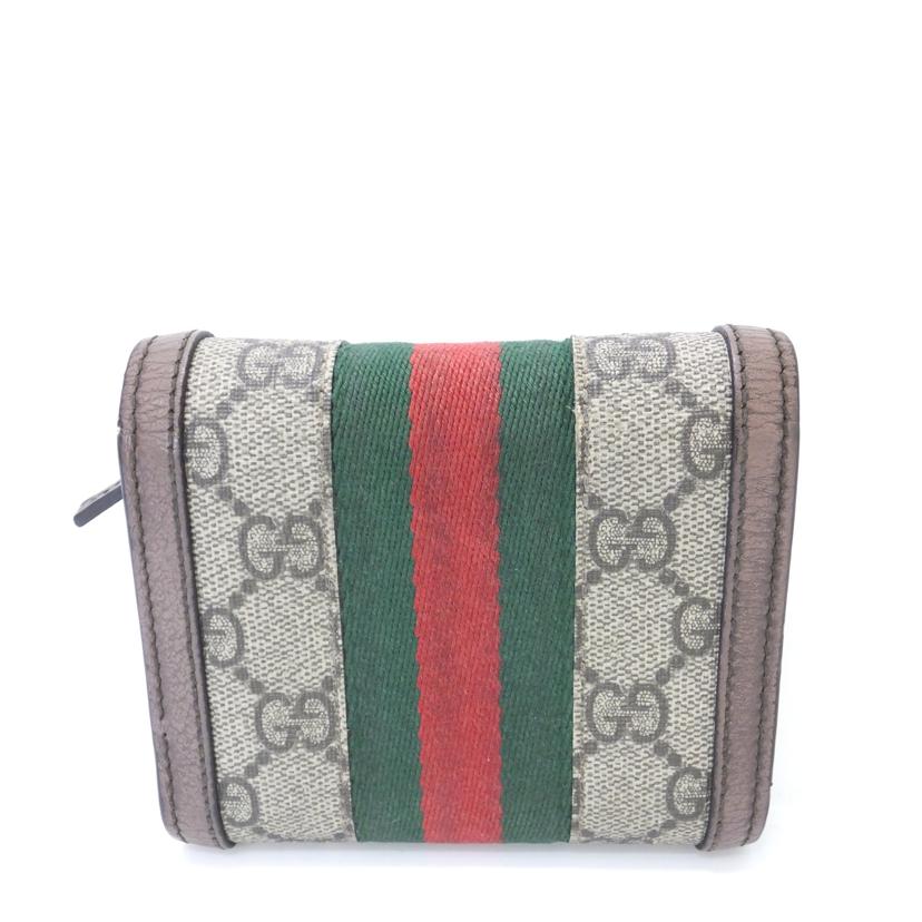 GUCCI ｸﾞｯﾁ/GGスプリームコンパクトウォレット／オフディア/5231774//041*/Bランク/88