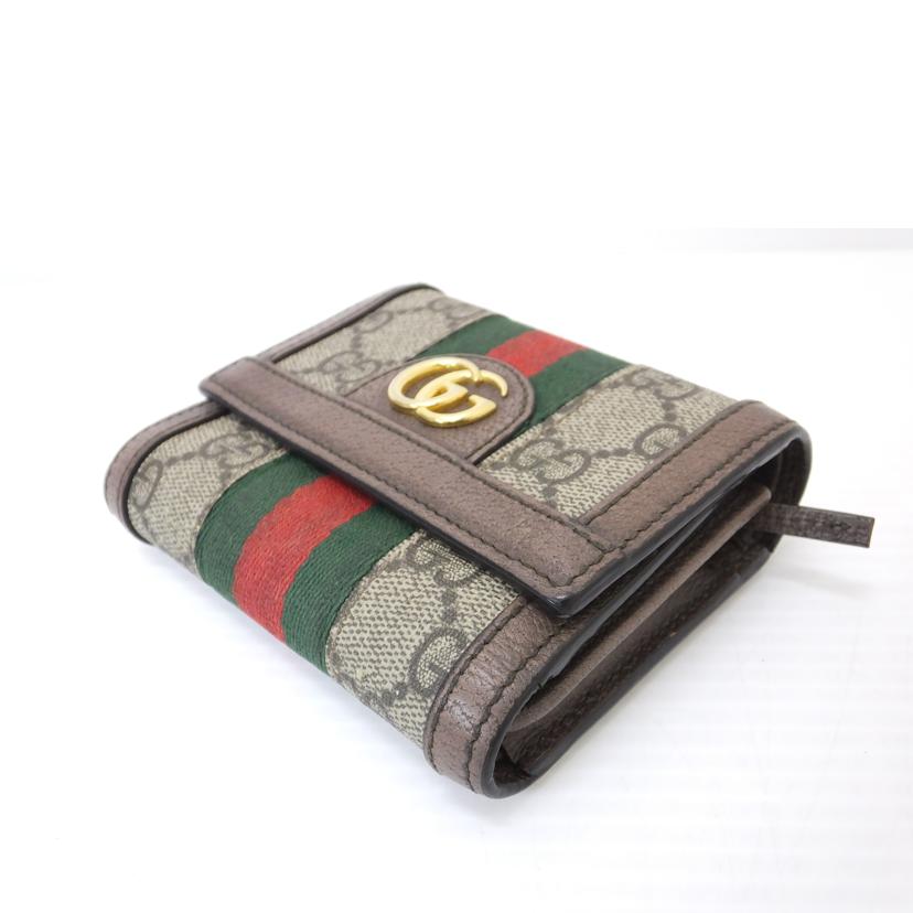 GUCCI ｸﾞｯﾁ/GGスプリームコンパクトウォレット／オフディア/5231774//041*/Bランク/88