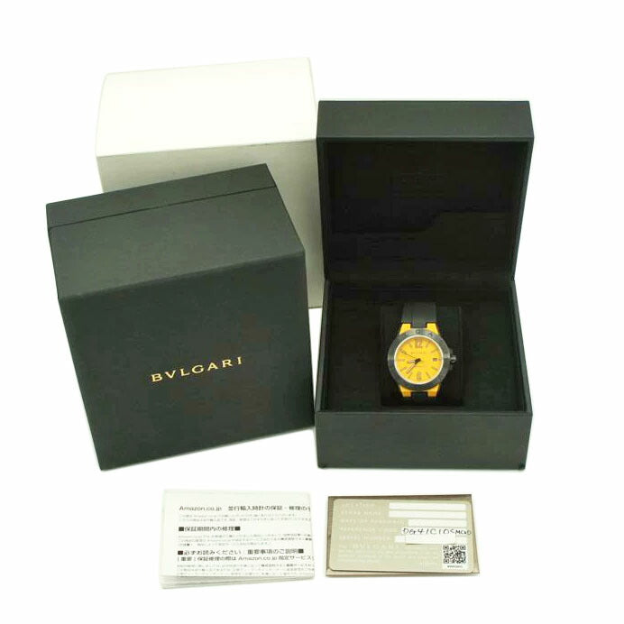 BVLGARI ブルガリ/ディアゴノマグネシウム・イエロー／メンズ／自動巻/DG41SMC//PO0****/SAランク/84