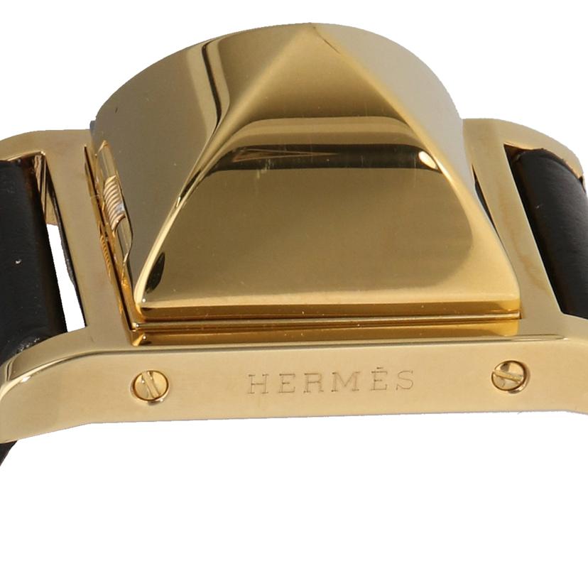 HERMES エルメス/メドール・ブラック／レディース／クオーツ/ME1.201//742*******/Aランク/94
