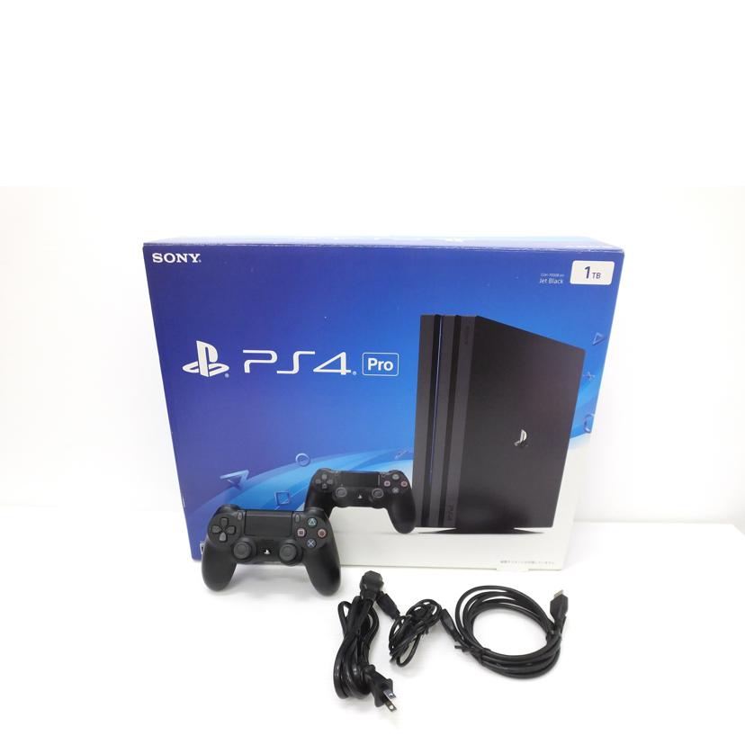 SONY SONY/PS4Pro本体1TBジェットブラック/CUH-7000B//0288521/Bランク/88