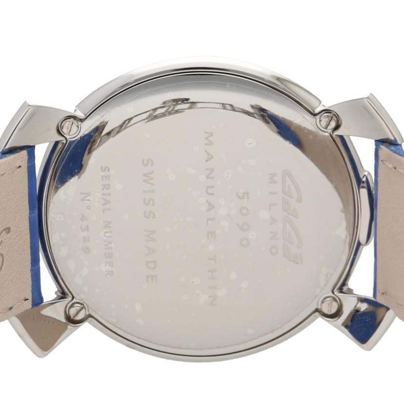 GAGAMILANO ガガミラノ/MANUALE　THIN　46MMステンレス／メンズ／クォーツ/5090//432*/Bランク/37