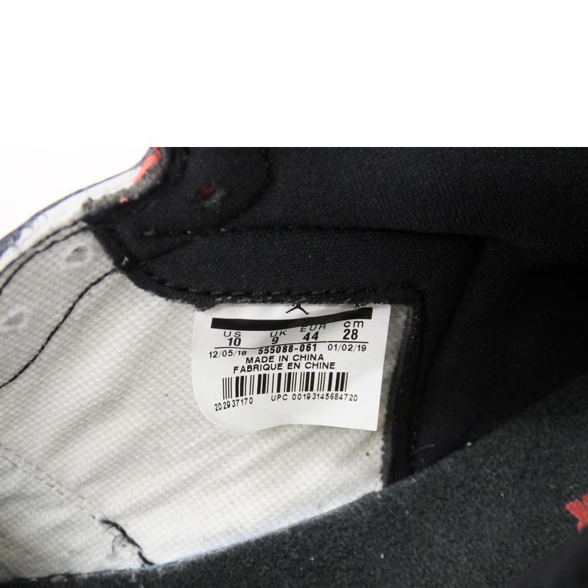 NIKE ナイキ/AIR　JORDAN1レトロハイOG/555088-061//Aランク/88