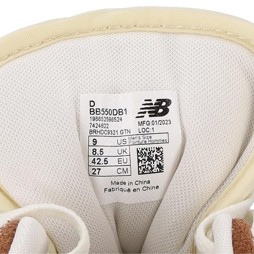 new　balance×aime　leon　dore ニューバランス×エメレオンドレ/550　スウェード　ローカットスニーカー／27．0cm／ブラウン/BB550DB1//SAランク/01