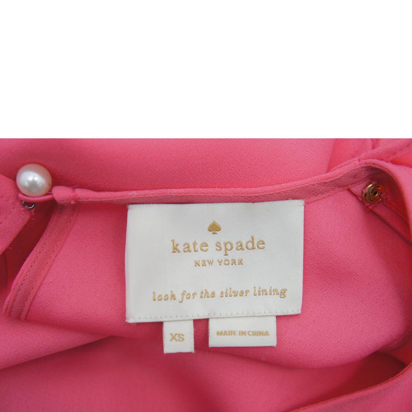 kate　spade ｹｲﾄ･ｽﾍﾟｰﾄﾞ/ラッフルブラウスワンピース/NJMU8164//ABランク/93