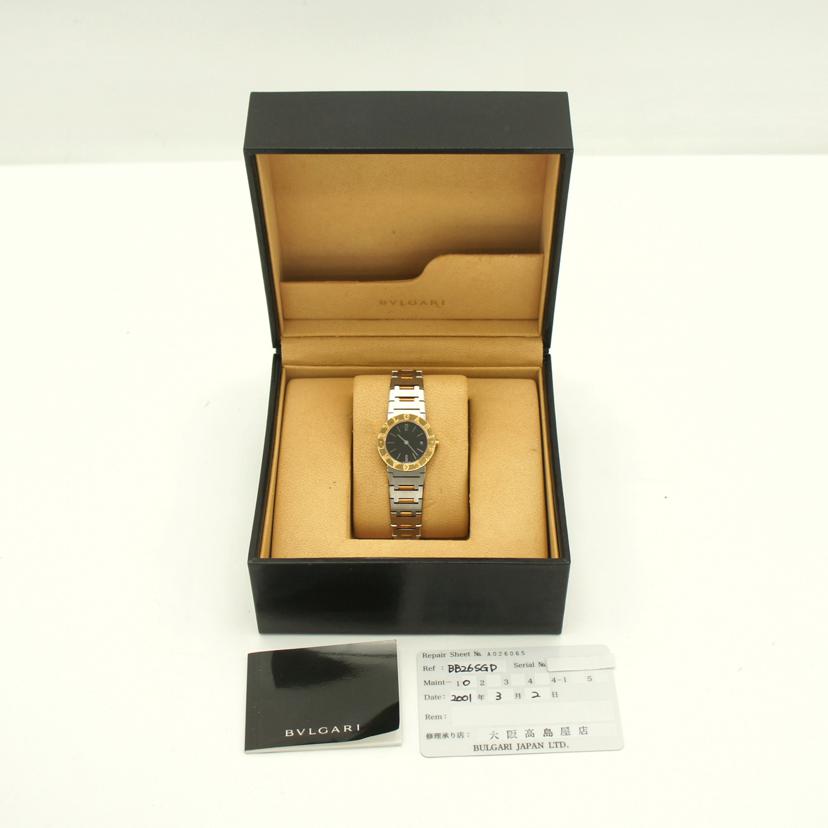 BVLGARI ブルガリ/ブルガリブルガリ・レディース／YG×SS／クオーツ/BB26SGD//F25****/ABランク/75