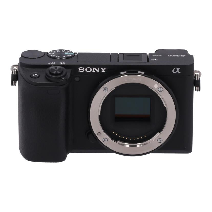 SONY　 ソニー　/ミラーレス一眼　レンズキット／α6400/ILCE-6400M//S013189656O/ABランク/24