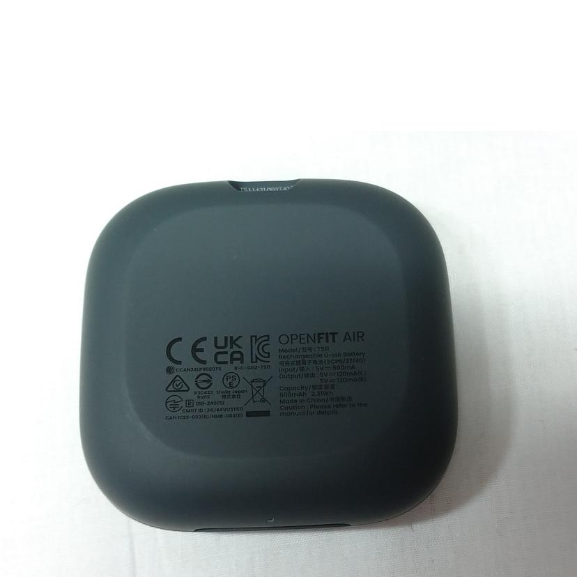 SHOKZ ショックス/オープンイヤーワイヤレスイヤホン/OPENFIT AIR//T5114210697403/Bランク/52