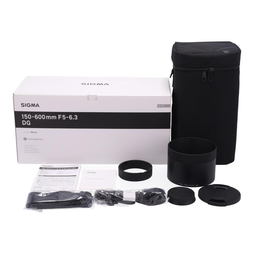 SIGMA　Canon シグマ　/交換レンズ／15－600mm/150-600mm F5-6.3 DG OS HSM Contemporary//55598535/Aランク/37