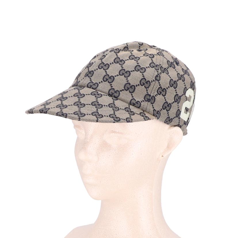 GUCCI グッチ/ロゴワッペンGGキャンバスキャップ/751400 4HAOL//S(57cm)/Aランク/91