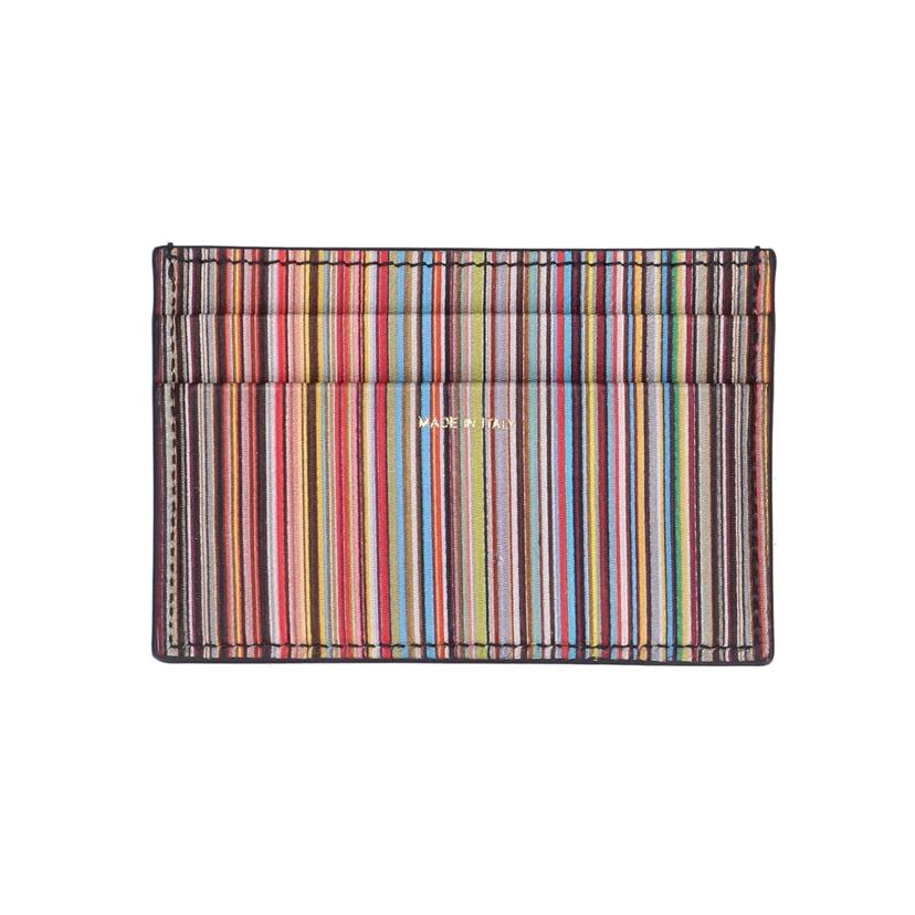 Poul　Smith ポールスミス/カードケース／ストライプ//Aランク/94