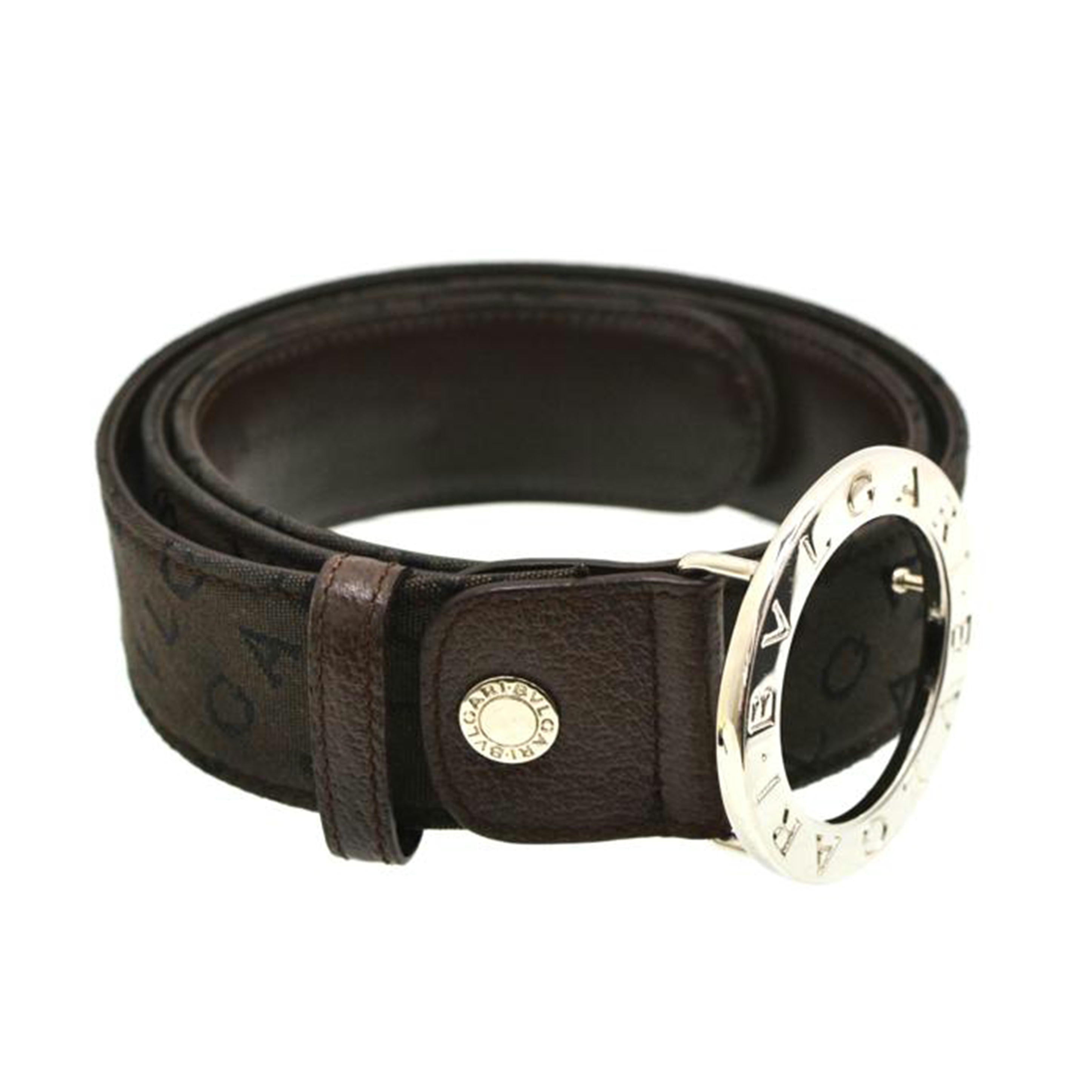BVLGARI／25 BVLGARI/ロゴマニアベルト//105***/ABランク/75
