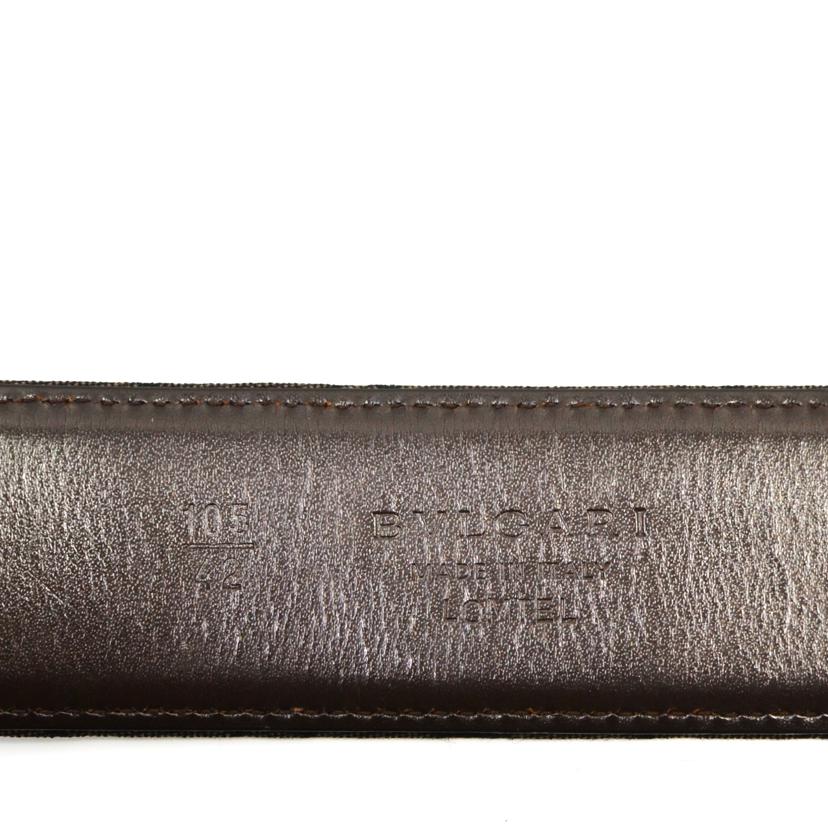 BVLGARI／25 BVLGARI/ロゴマニアベルト//105***/ABランク/75