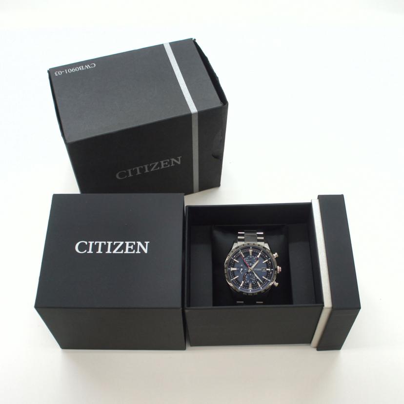 CITIZEN シチズン/アテッサ・アクトライン／メンズ／電波ソーラー/AT8186-51L//322******/SAランク/89