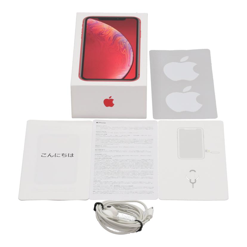 Apple　au アップル　/iPhone　XR　64GB　（PRODUCT）RED/MT062J/A//C6KXT2XHKXL3/Bランク/62