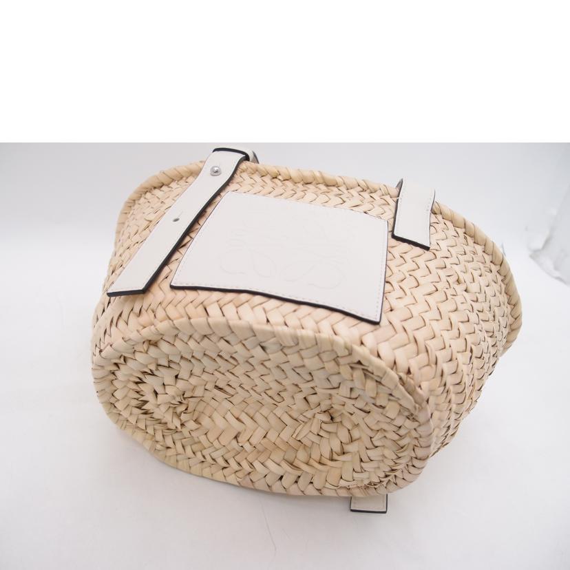 LOEWE ロエベ/バスケットスモールトート／ホワイト/A223S93X04//Aランク/69