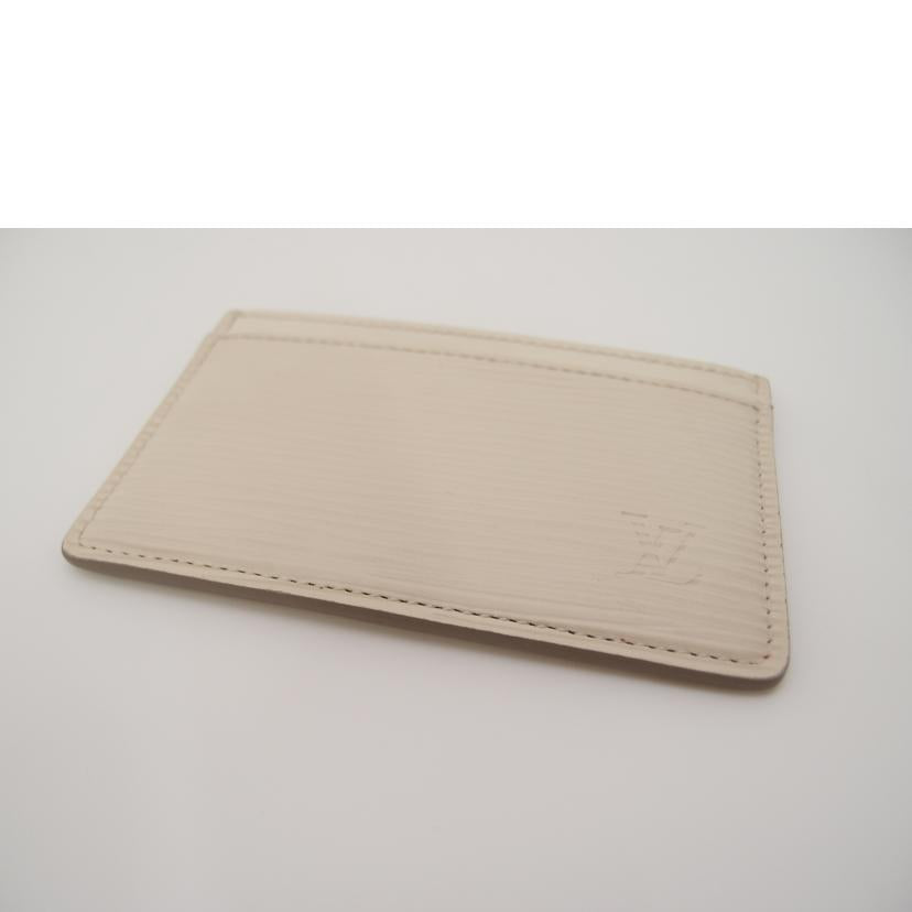 LOUIS　VUITTON ルイ・ヴィトン　ビトン　カードケース　パスケース　白　レディース　レザー/ポルトカルトサーンプル／エピ／イヴォワール/M6030J//CA1***/ABランク/69