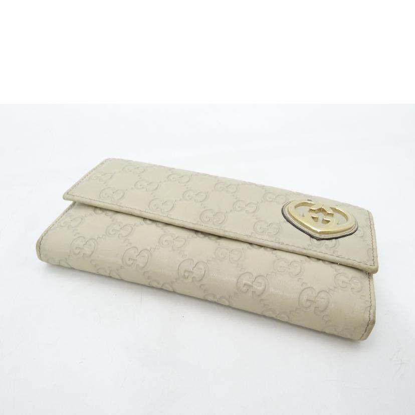 GUCCI グッチ/グッチシマラブリーハート二つ折り長財布／ホワイト/251861//478***/Bランク/69
