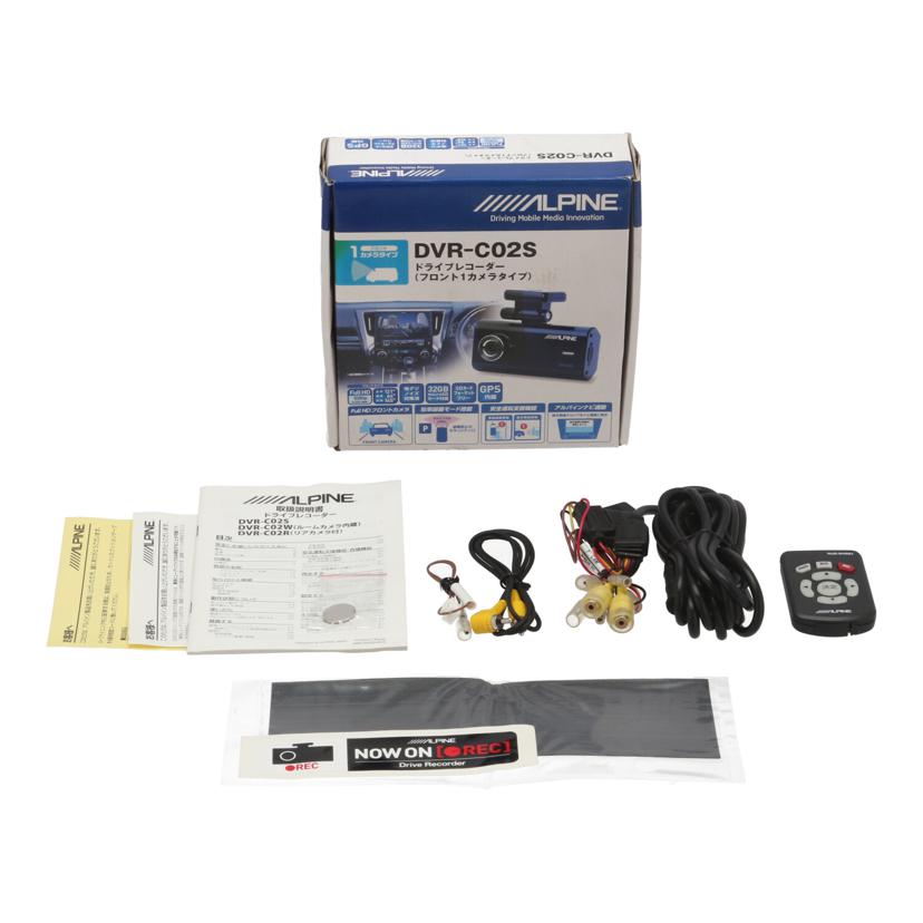 ALPINE アルパイン/ドライブレコーダー/DVR-C02S//W001140220/Bランク/77