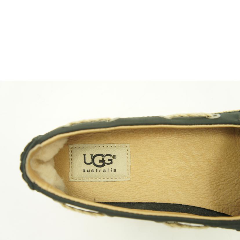 UGG アグ/UGG デッキシューズ モカシン エスパドリューユ BK//Aランク/78