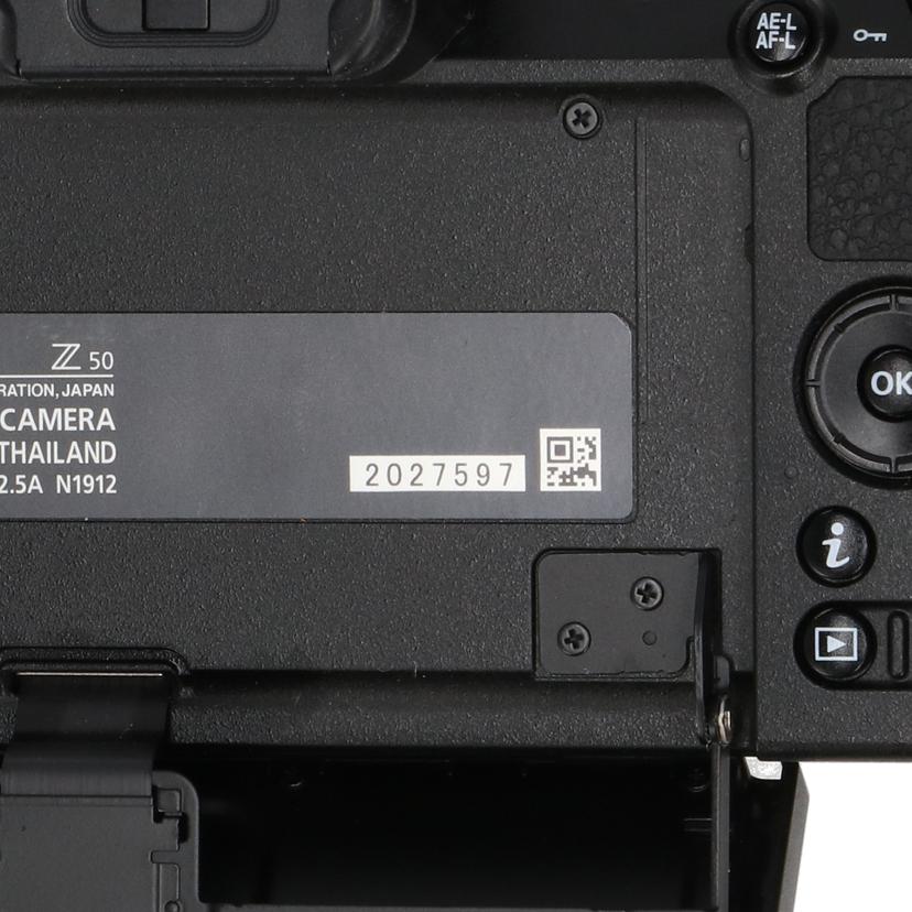 NIKON ニコン/ミラーレス一眼カメラボディ/Z50 //2027597/Aランク/78