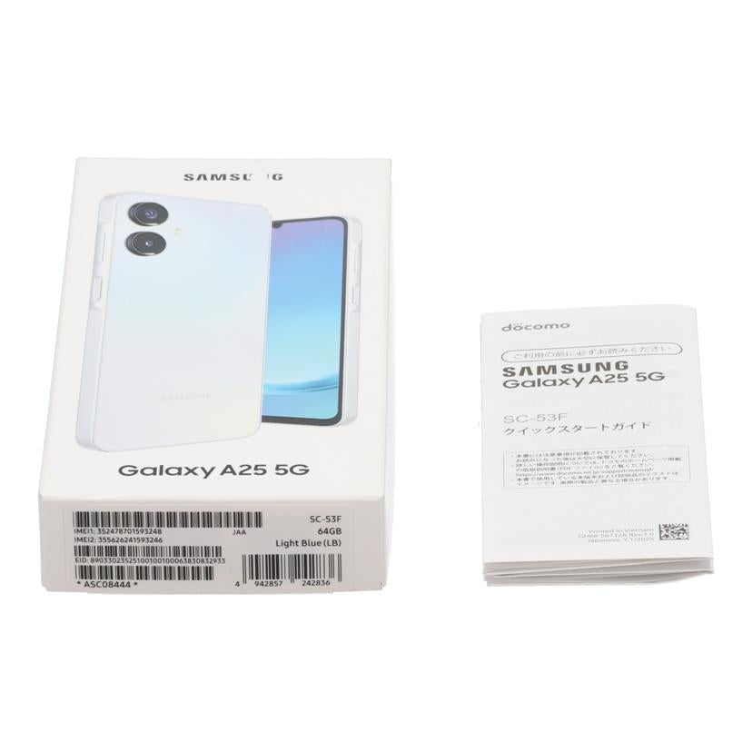 SAMSUNG docomo サムスン /スマートフォン/Galaxy A25 5G 64GB/SC-53F//RFGL133VSXF/Aランク/71