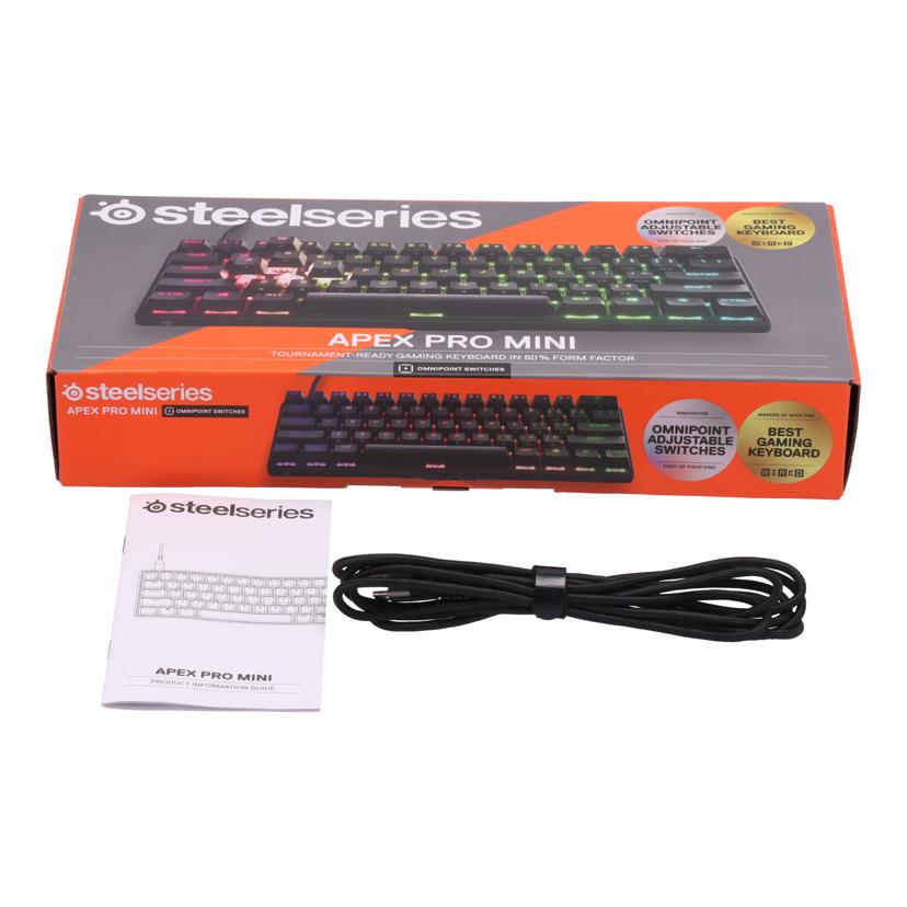 SteelSeries スティールシリーズ　/ゲーミングキーボード/64825 Apex Pro Mini JP//6482534029352200683/ABランク/70