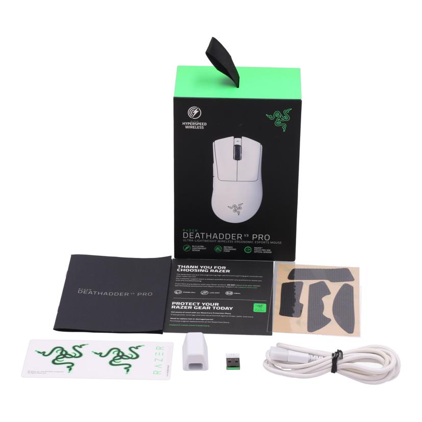 Razer レイザー　/軽量ワイヤレスゲーミングマウス／DeathAdder　V3　Pro/RZ01-04630200-R3A1//PM2348H27800287/Bランク/70