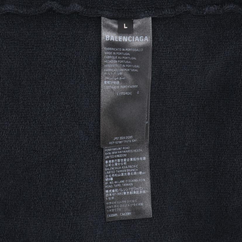 BALENCIAGA バレンシアガ/24AW/ダメージ加工ロゴグラフィティフーディ/821861 TRVY6//ｻｲｽﾞ:L/ABランク/91