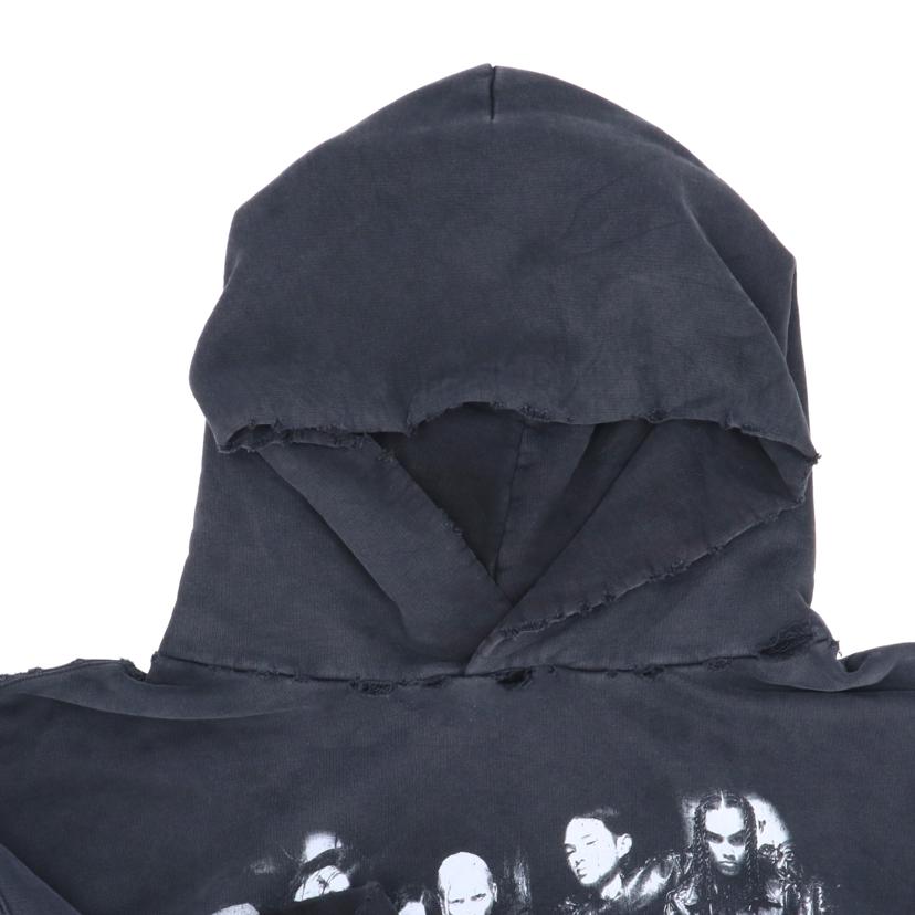 BALENCIAGA バレンシアガ/24AW/ダメージ加工ロゴグラフィティフーディ/821861 TRVY6//ｻｲｽﾞ:L/ABランク/91