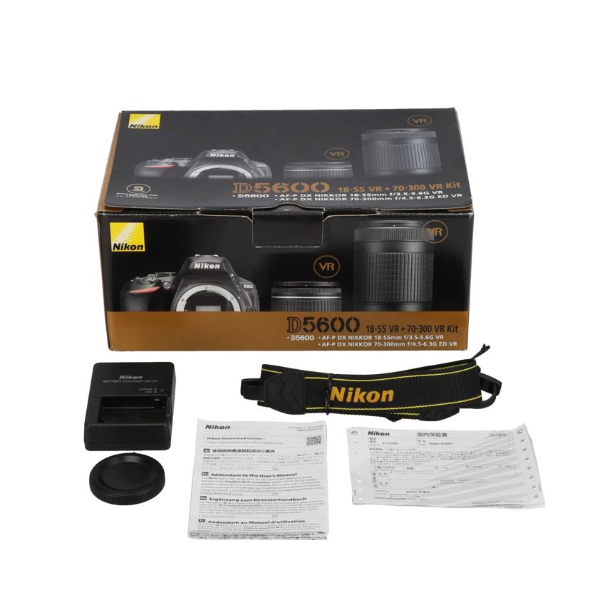 NIKON ニコン/デジタル一眼レフカメラ/D5600Wｽﾞｰﾑｷｯﾄ//2174369/Aランク/78