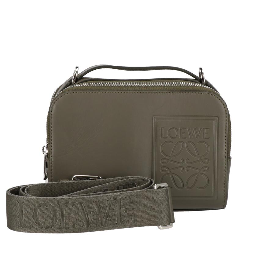 LOEWE ﾛｴﾍﾞ/ミニメッセンジャーバッグ　デボスロゴ入り//062***/Aランク/93