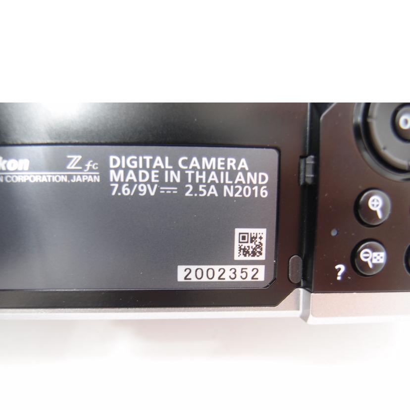 Nikon ニコン/プレミアムエクステリア　ウォルナットブラウン／ミラーレス一眼/Zfcﾎﾞﾃﾞｨ//2002352/Aランク/69