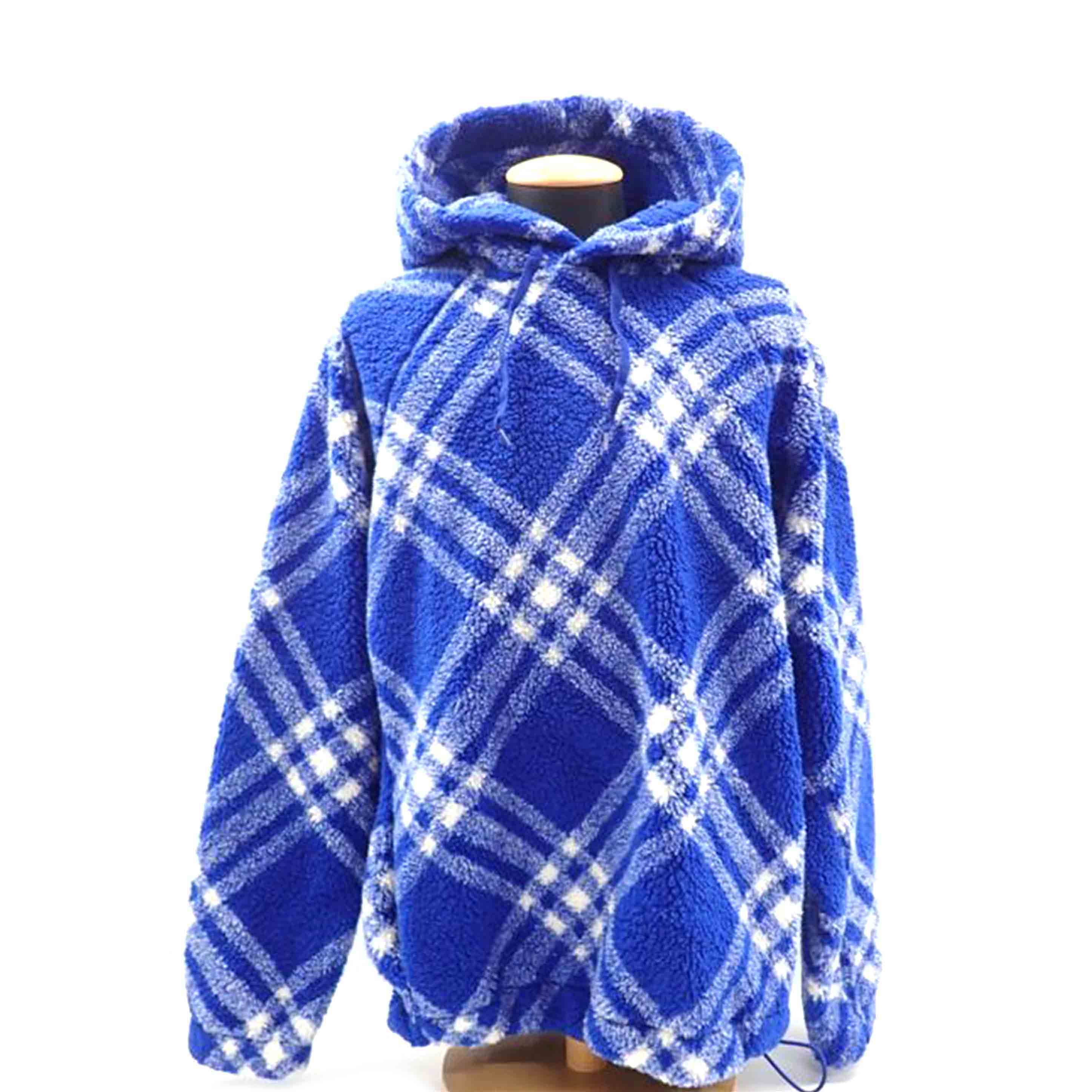 BURBERRY バーバリー/★BURBERRY　　チェック柄ボアフリースパーカープルオーバー/8077523//ｻｲｽﾞ:M/ABランク/62