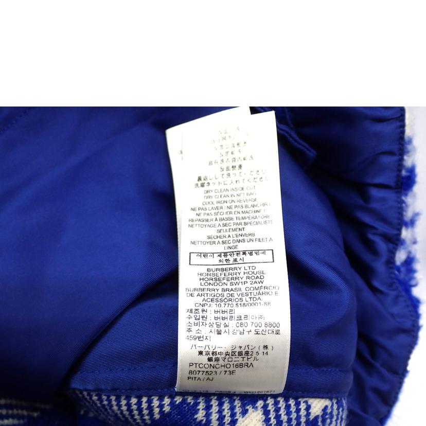 BURBERRY バーバリー/★BURBERRY　　チェック柄ボアフリースパーカープルオーバー/8077523//ｻｲｽﾞ:M/ABランク/62