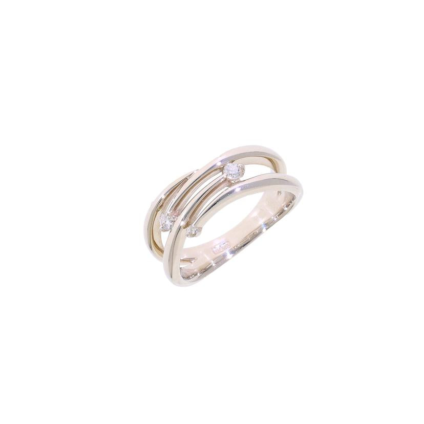 /　K18WGダイヤリング0．10ct　//Aランク/05